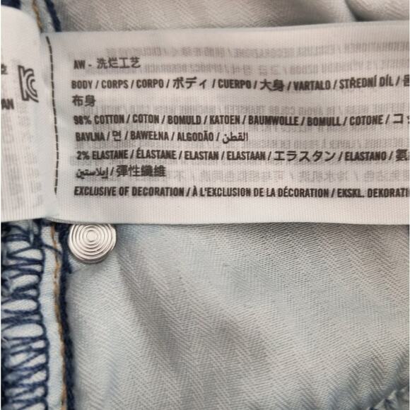 Abercrombie & Fitch 90's Straight Ultra High Rise Jeans Women's Size 26 Frayed - Picture 8 of 12